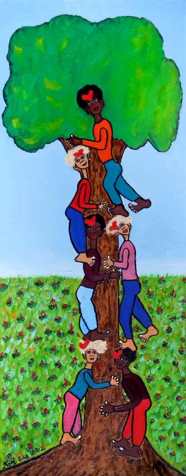 Hug a tree, together